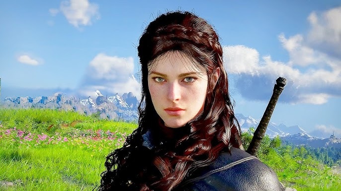 Damiane character portrait from Crimson Desert game showing the ranged hybrid playable character